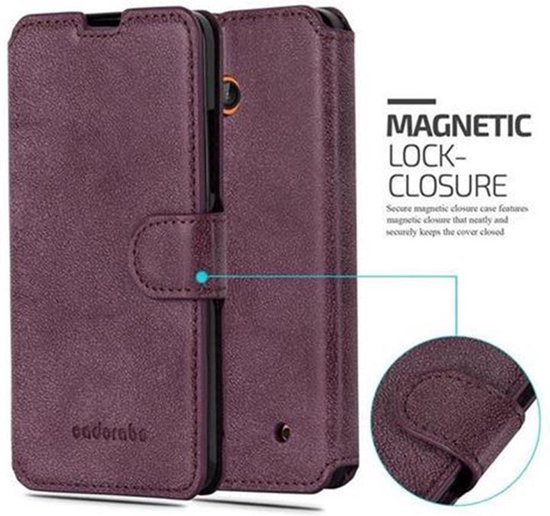 Coque Huawei P10 En ROUGE DE POMME De Cadorabo (Design FERMETURE MAGNÉTIQUE INVISIBLE) Etui De Protection Complète Avec Rabat à - Téléphonie