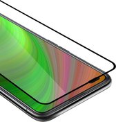 Cadorabo Screenprotector geschikt voor Oppo Reno4 Z Volledig scherm pantserfolie Beschermfolie in TRANSPARANT met ZWART - Gehard (Tempered) display beschermglas in 9H hardheid met 3D Touch