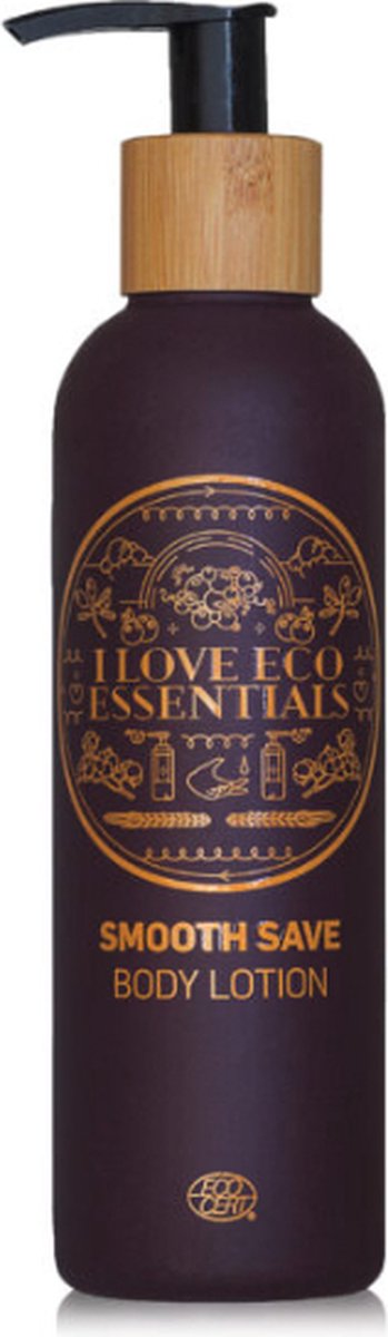 I LOVE ECO ESSENTIALS Body Lotion - Lichaamslotion - 250ml - Ecocert COSMOS certified Organic - Gerecycleerde plastic fles