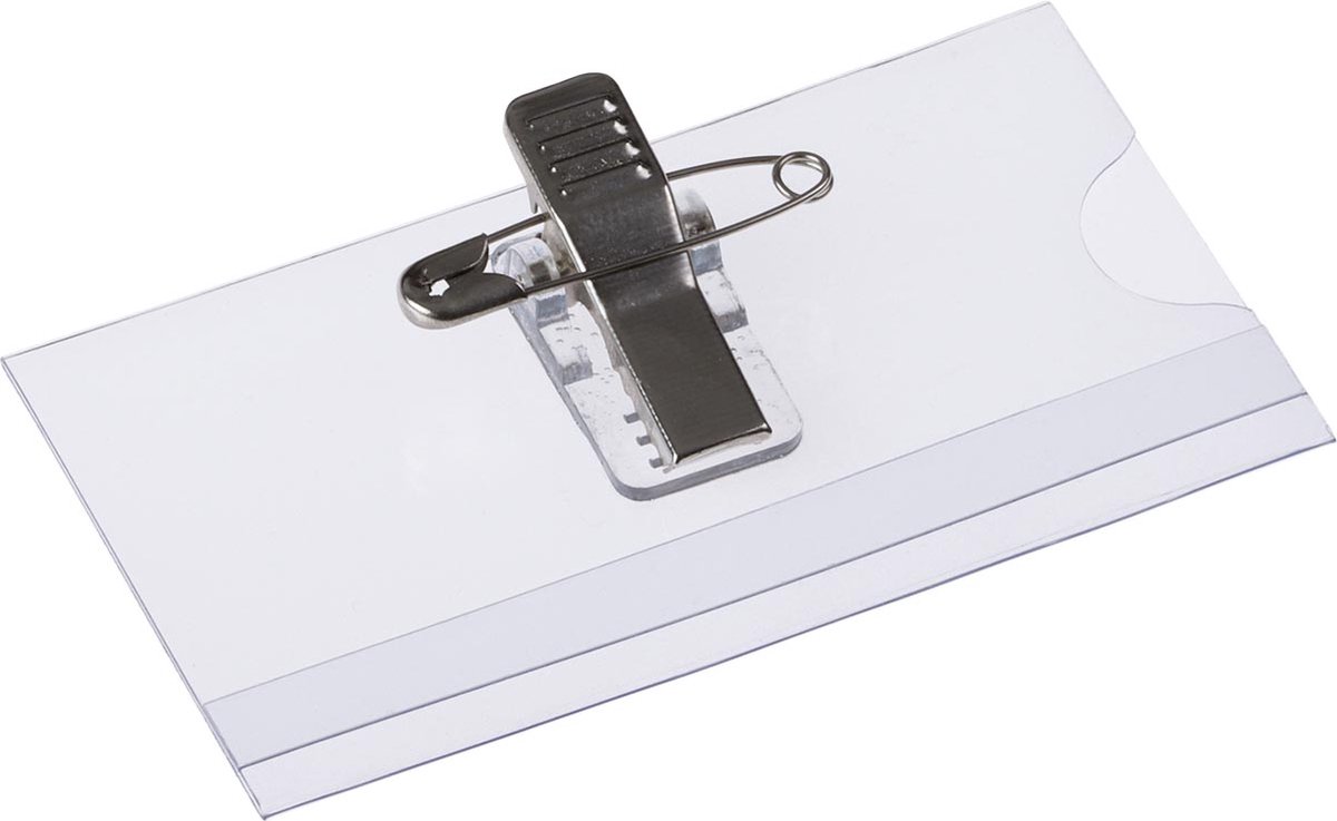 Europel badge met combiklem, ft 75 x 40 mm, 24 stuks 40 stuks