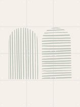 IXXI Striped Arches - Wanddecoratie - Line art - 60 x 80 cm