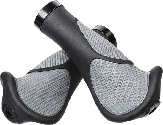 Lot De 2 Paires De Poignées De Guidon Vélo Ergonomiques - Noir, 120 Mm - Antidérapantes, Confortables Pour VTT, BMX, Ville