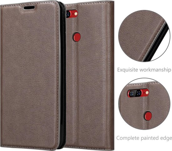 Étui Cadorabo pour Lenovo S5 en COFFEE BROWN - Pochette de protection avec fermeture magnétique