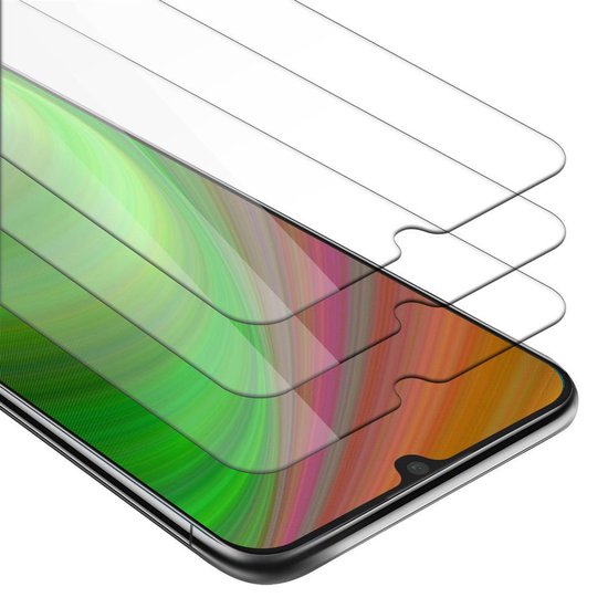 Cadorabo 3x Screenprotector geschikt voor ZTE Blade V10 - Beschermende Pantser Film in KRISTALHELDER - Getemperd (Tempered) Display beschermend glas in 9H hardheid met 3D Touch