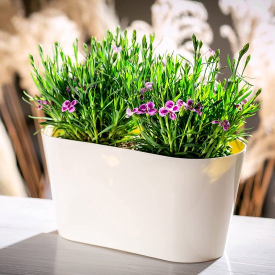 KADAX Kunststof bloempot, 13 kleuren, glanzende