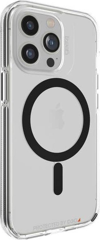 GEAR4 Santa Cruz Snap coque de protection pour téléphones portables 15,5 cm (6.1") Housse Noir, Transparent