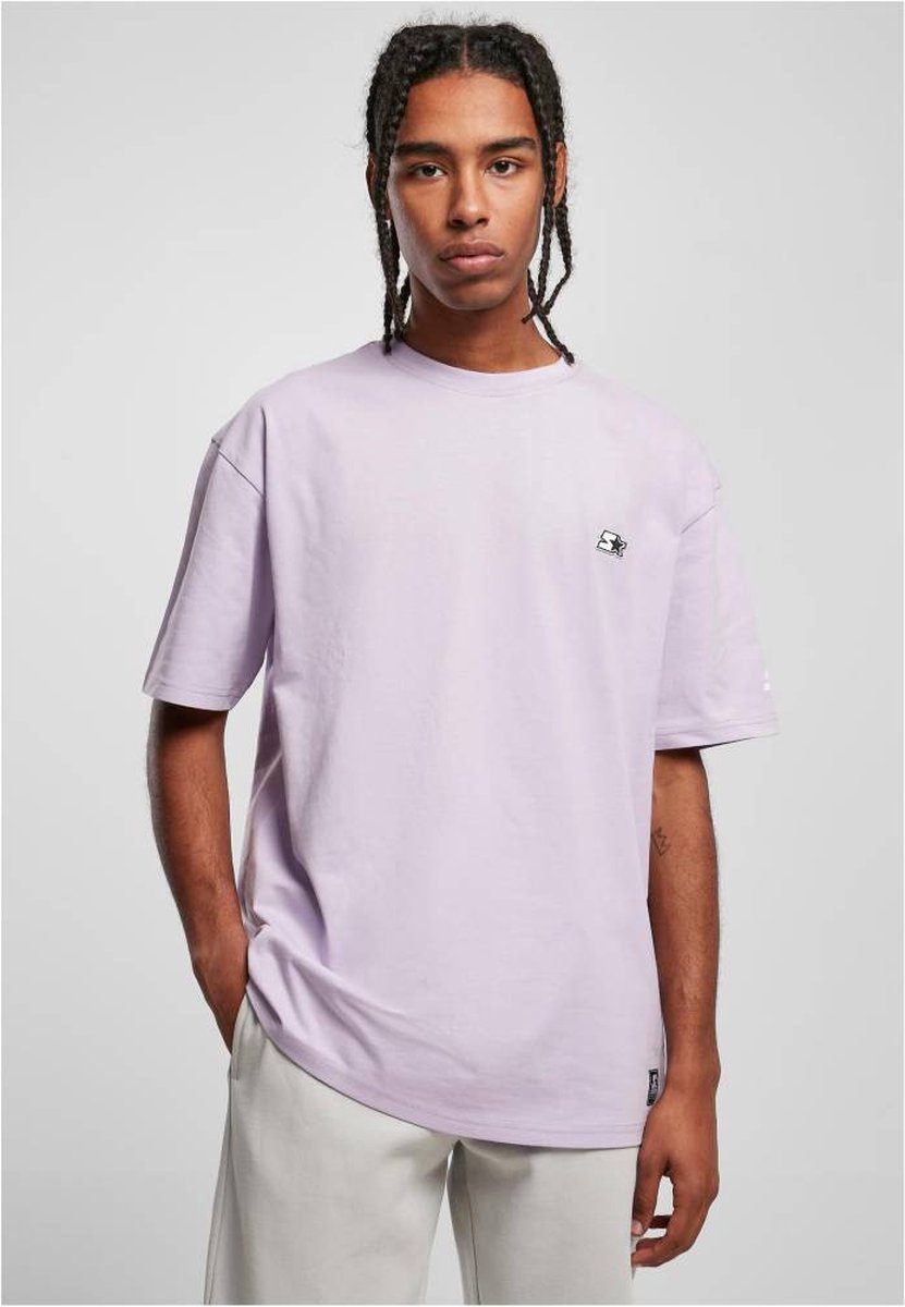 Starter Black Label - Essential Oversize Heren T-shirt - M - Pastelpaars