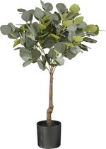 Mica Decorations Eucalyptus Kunstplant in Bloempot - H75 x Ø15 cm - Groen