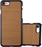 Cadorabo Hoesje geschikt voor Apple iPhone 7 / 7S / 8 / SE 2020 in WOODEN BRUIN - Beschermhoes gemaakt van flexibel TPU silicone Case Cover