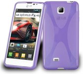 Coque Cadorabo pour LG OPTIMUS F5 / LUCID 2 en LILA VIOLET - Coque de protection en silicone TPU flexible