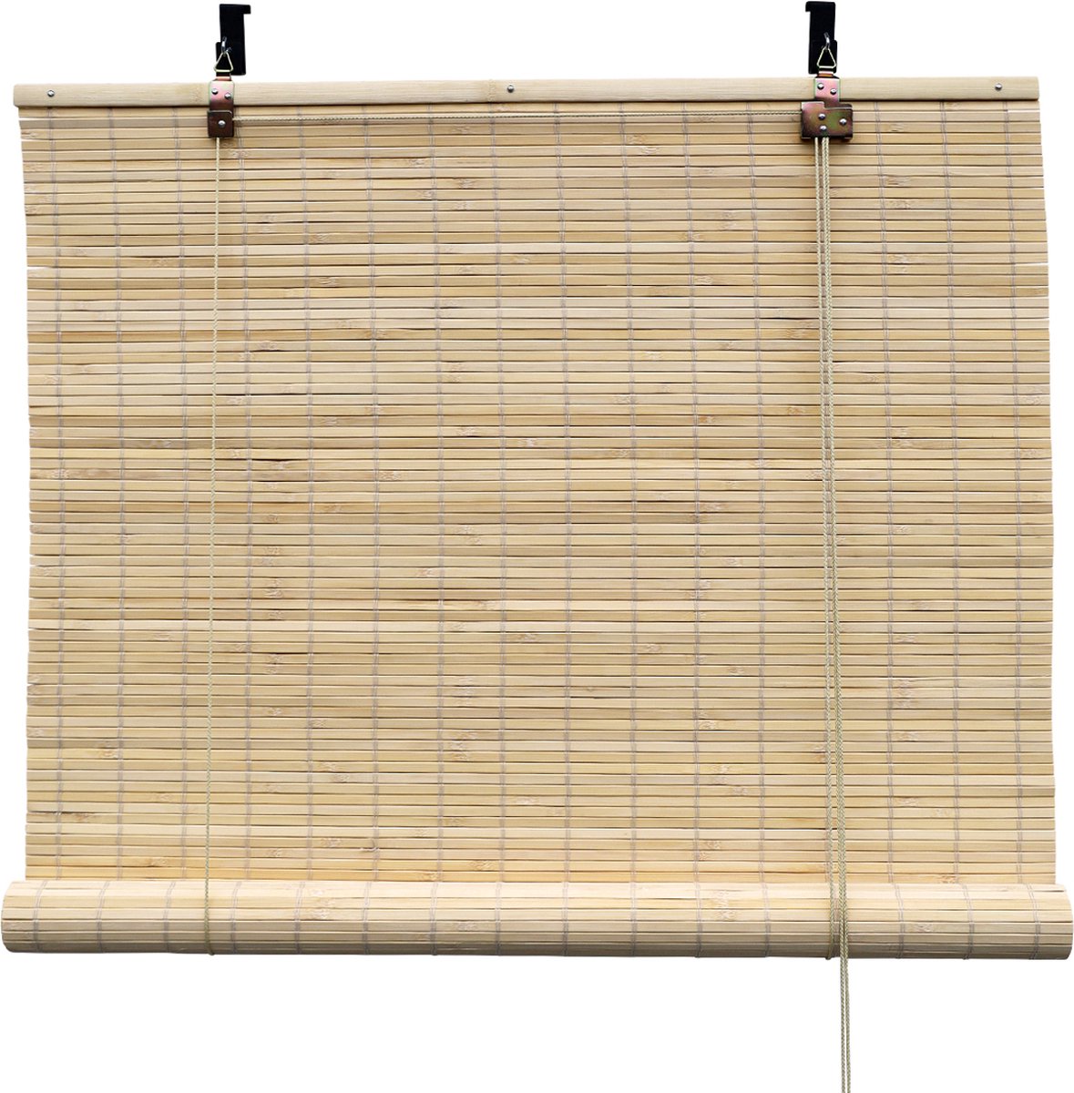 Bamboebaas bamboe rolgordijn Fedde - Naturel - 80x180 cm