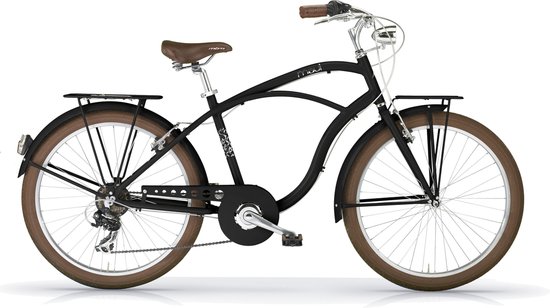 Cruiser fiets Black - Met 7 versnellingen - 26 inch wielmaat - Lowrider -  Beach... | bol.com