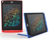Tekenbord Kinderen - Wisbordje - Rood - Grafische Tablet - Tekentablet - 8,5 Inch - Writing Tablet - LCD - Jongens en Meisjes - Educatief - Tekenpad - Schrijfbord - Wisbord