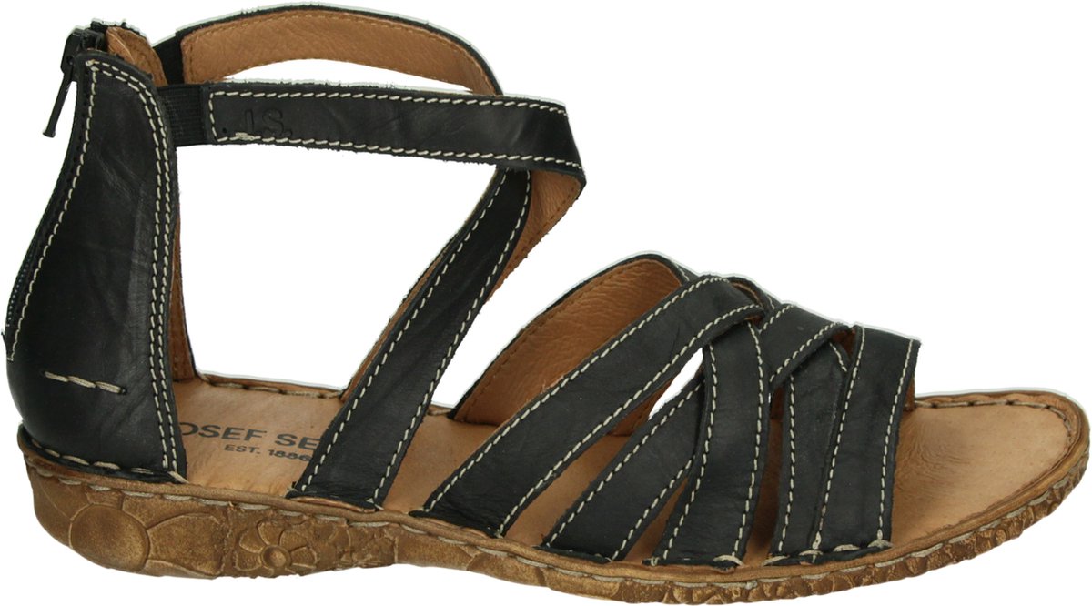 Josef Seibel ROSALIE 53 Platte sandalenDames Sandalen Zwart