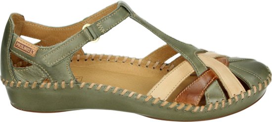 Pikolinos 655-0732C5 - Volwassenen Platte sandalen - Kleur: Groen - Maat: 41