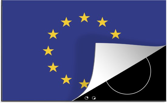 Foto: Kitchenyeah inductie beschermer 81 6x52 7 cm vlag europese vlag europa kookplaataccessoires afdekplaat voor kookplaat inductiebeschermer inductiemat inductieplaat mat