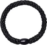 Hidzo knekkie - Elastiek & armband - Zwart glitter