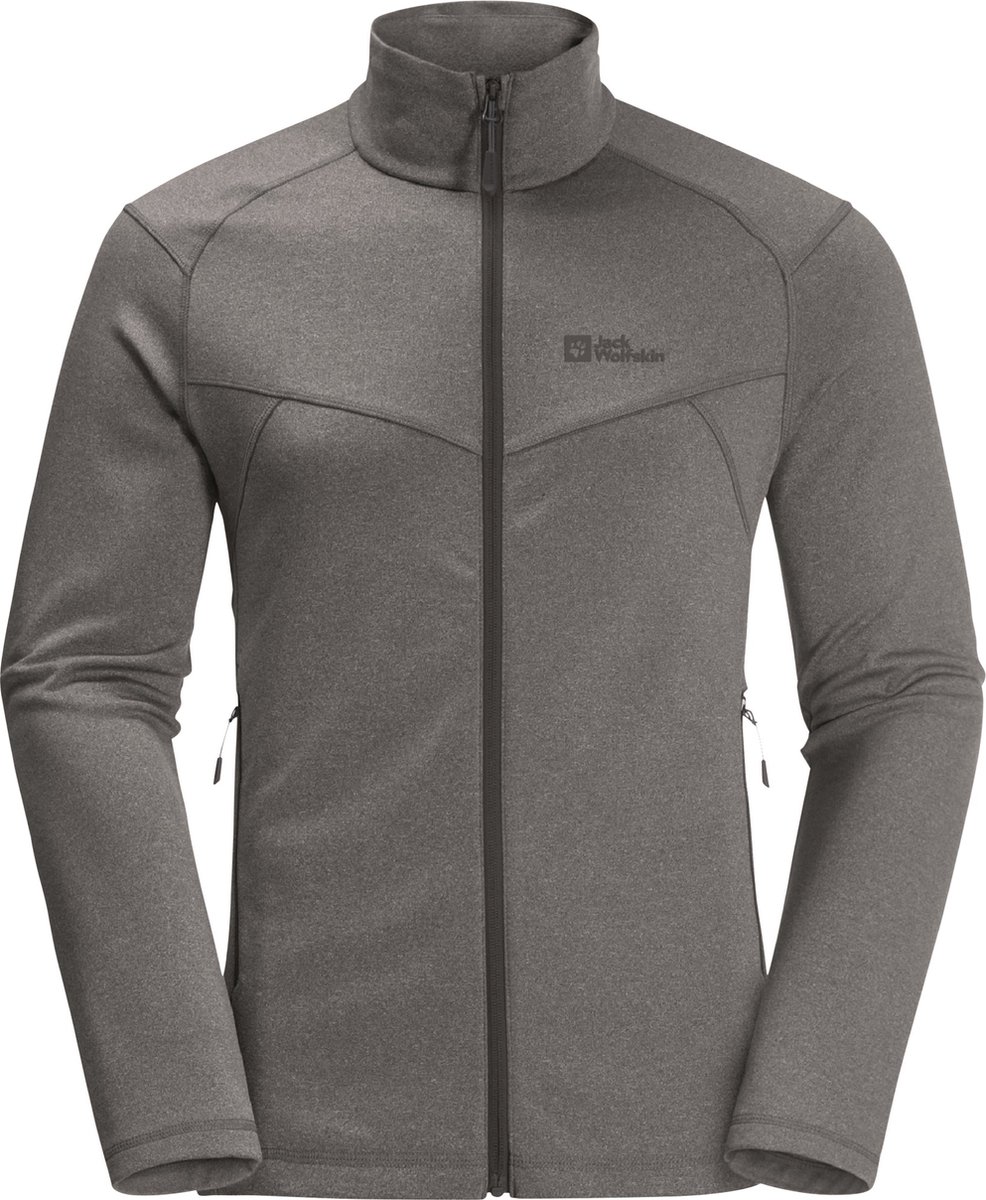 Jack Wolfskin Fortberg FZ Men - Outdoorvest - Heren - Grijs - Maat XXL