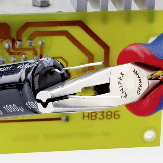 KNIPEX 36 22 125 elektronica-montagetang met meer-componentengrepen 125 mm