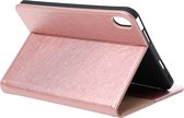 Phreeze Tablethoes - Geschikt voor iPad Mini 2021 Hoes - 8.7 Inch - Luxe Lederen Hoesje - Ingebouwde Standaard met Kaarthouders - Hoesje met Magnetische Sluiting - Beschermhoes - Roze Goud