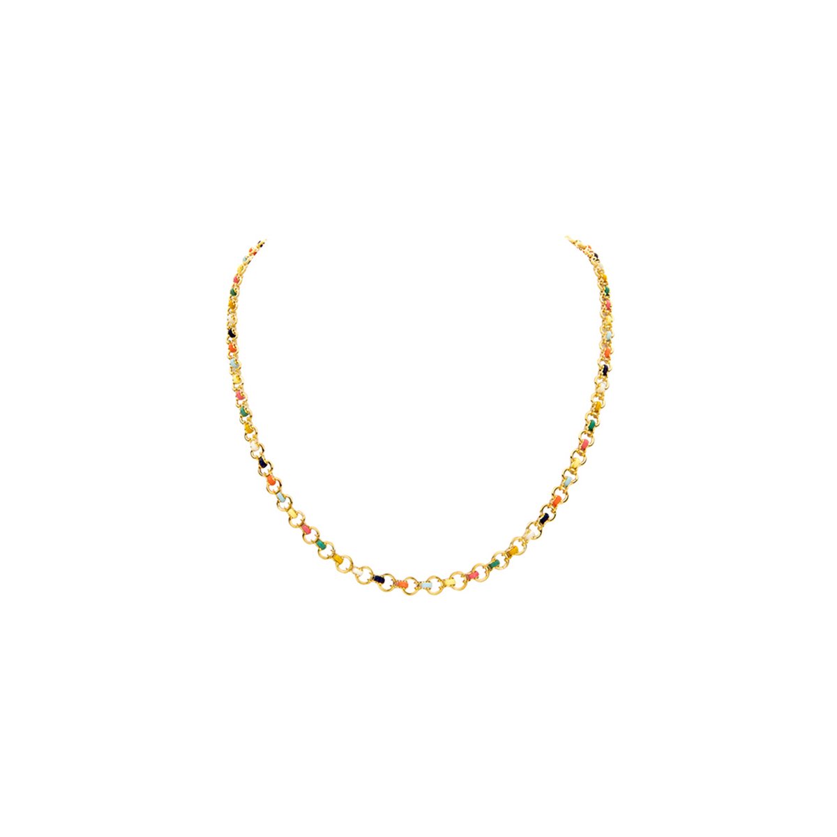 Les Cordes - Halsketting - Collier - XONA - Kleur Multi - Metaal - Sieraad Dames - Juwelen