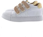 Klittenbandschoenen | Meisjes | white gold | Leer | Shoesme | Maat 32