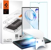 Spigen Glas.tR Platinum Geschikt voor Samsung Galaxy S23 Ultra Screen Protector 3D Tempered Glass 9H UV Licht