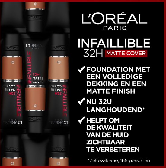 L’Oréal Paris Infaillible 32H Matte Cover Foundation - 115 - Foundation met een volledige dekking en een matte finish - 30 ml