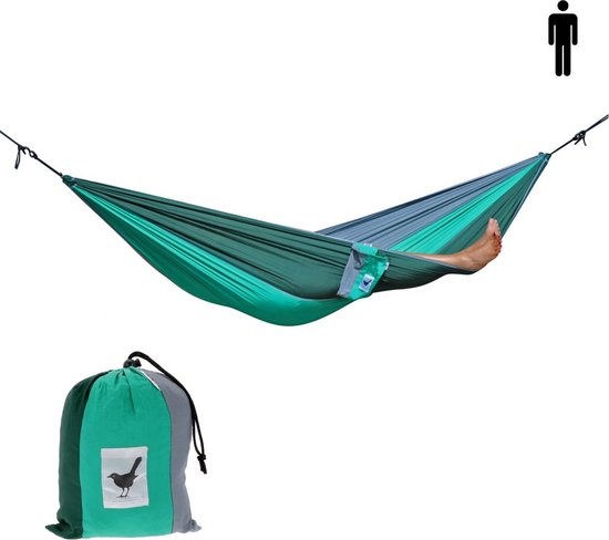 Reishangmat – 1 persoon – parachutestof – forest groen