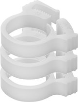 ProPlus Slangklem Snapper - Ø 13 t/m 15 mm - Wit - 3 stuks