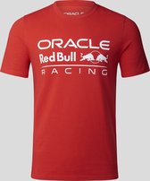 Red Bull Racing Logo Shirt Rood 2023 S - Max Verstappen - Sergio Perez - Oracle