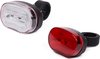 Benson Fietsverlichtings Set - LED - Ovaal - Rood &Wit