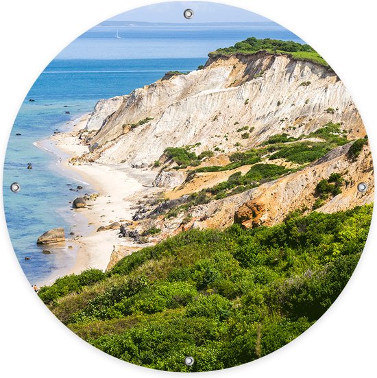 Ronde Tuinposter Aquinnah Cliffs