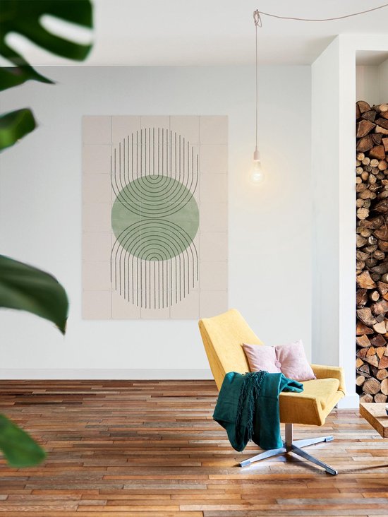 IXXI Perfect Point Green - Décoration murale - Abstrait - 80 x 60 cm