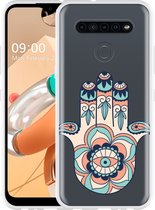 LG K41S Hoesje Hand Ornament - Designed by Cazy