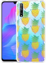 Hoesje Geschikt voor Huawei P Smart S Pineapple Designed by Cazy