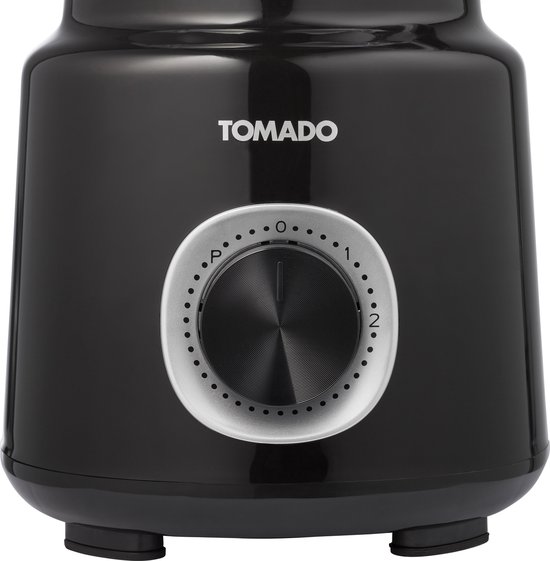 Tomado TTB1501B - Blender - 1,5 liter - 2 snelheden - 500W - Pulsestand - Deksel beveiliging - Zwart van Tomado — afbeelding 3
