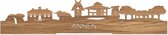 Standing Skyline Annen Eikenhout - 40 cm - Woon decoratie om neer te zetten en om op te hangen - Meer steden beschikbaar - Cadeau voor hem - Cadeau voor haar - Jubileum - Verjaardag - Housewarming - Aandenken aan stad - WoodWideCities