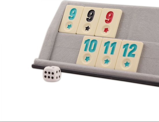 Star Flash Okey Kunststof Rummy Set Groote Maat van Okey. — afbeelding 4