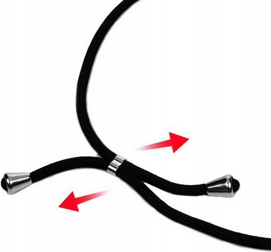 Coque Samsung Galaxy S21 FE avec cordon - Fruits Tropical - Coque en Siliconen avec impression - Résistante aux chocs - Cordon noir inclus - Coque arrière à bandoulière - Transparente, Oranje