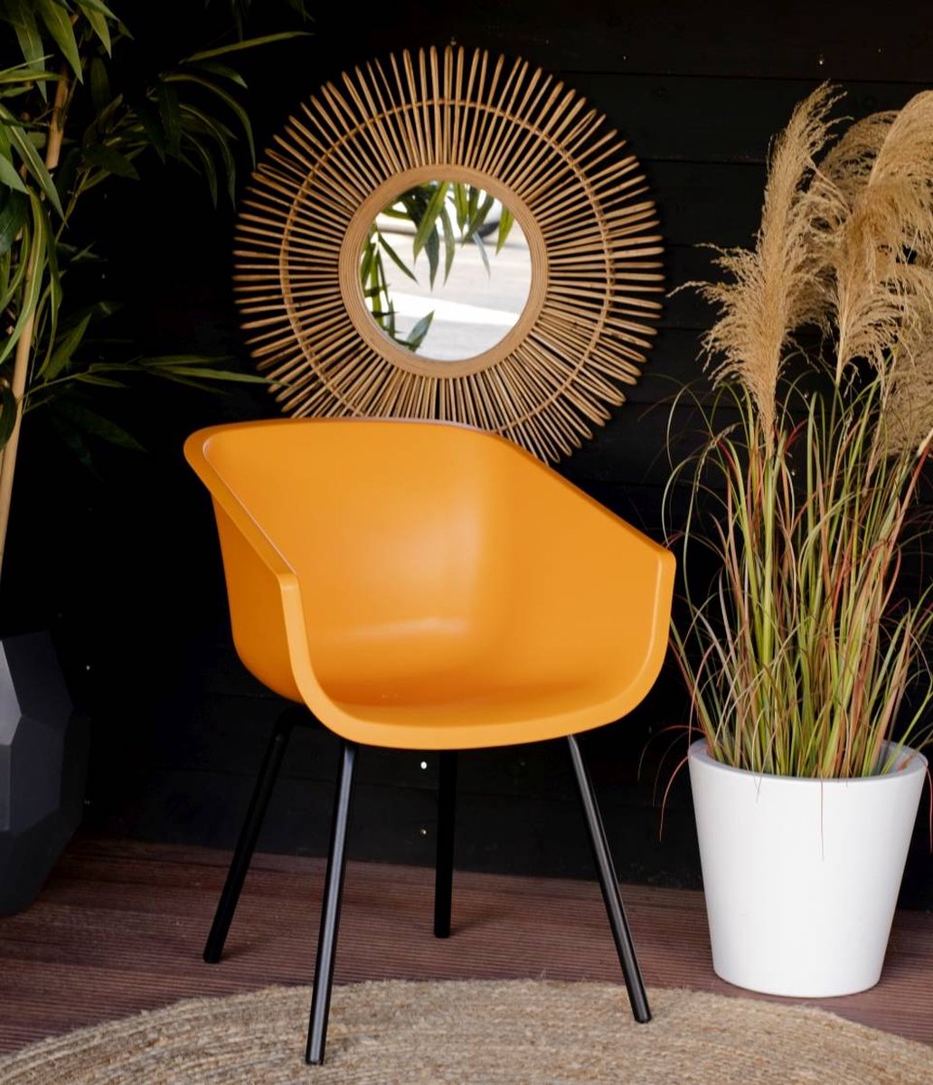 Hartman Amalia Rondo chaise de jardin - Lot de 2 - Orange indien