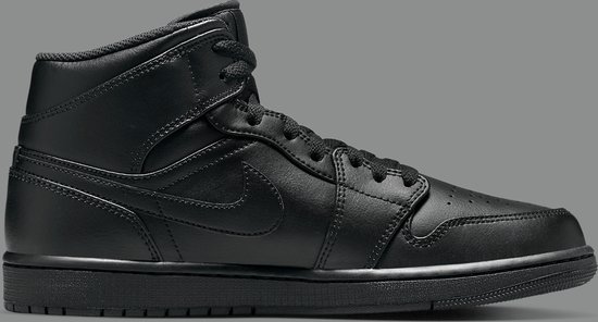 Sneakers Nike Air Jordan 1 Mid "Triple Black" - Maat 42