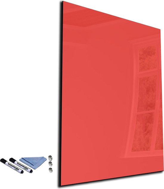 J&J Worldwide Glas-Whiteboard 1,8 X 9,5 M – Magnetisch, Rahmenlos | Inkl. Marker, Magnete, Radierer & Ablage | Für Büro, Homeoffice, Schule