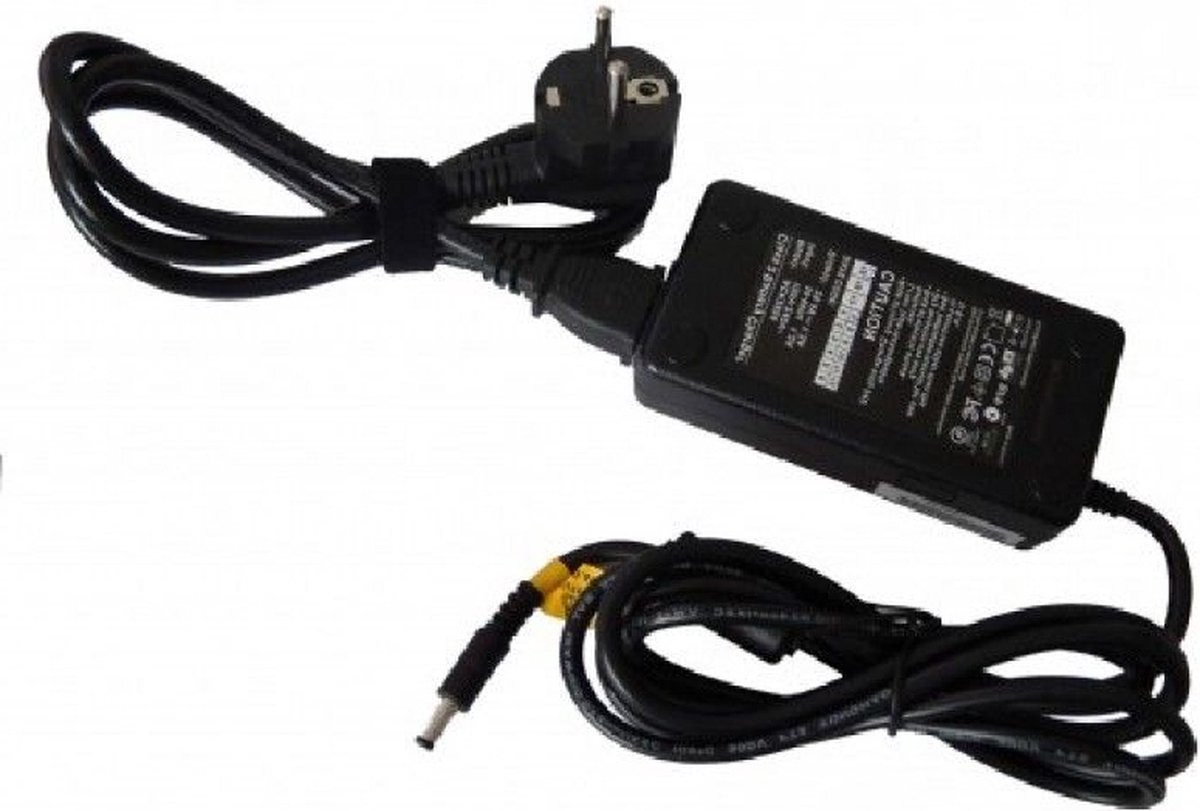 Oplader voor E-bike - Voor 24V Accu's - 29,4V - 1,5A - 52W - 5,5x2,1mm - Zwart