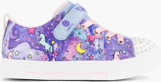 Skechers Twinkle Sparks meisjes sneaker - Lila - Maat 30