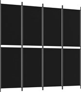 vidaXL-Kamerscherm-met-4-panelen-200x200-cm-stof-zwart