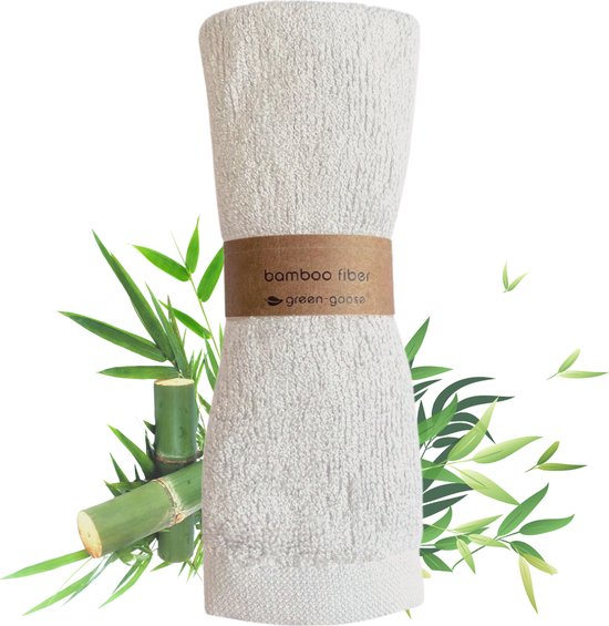 green-goose® Bamboe Doekjes - 6 Stuks - Wit - Duurzame Baby Spuugdoekjes - Gezicht Reinigingsdoekjes van green-goose® — afbeelding 5
