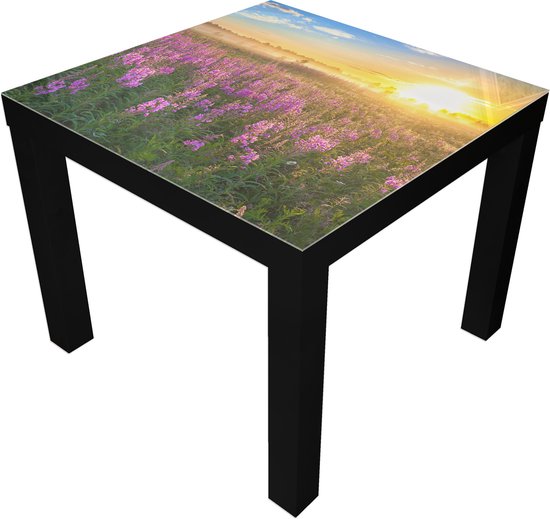 Table Designglas en Glas Verre Table d'Appoint Salon Table Basse