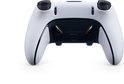 Onderkant van de witte en zwarte DualSense Edge controller, met aanpasbare peddels.
