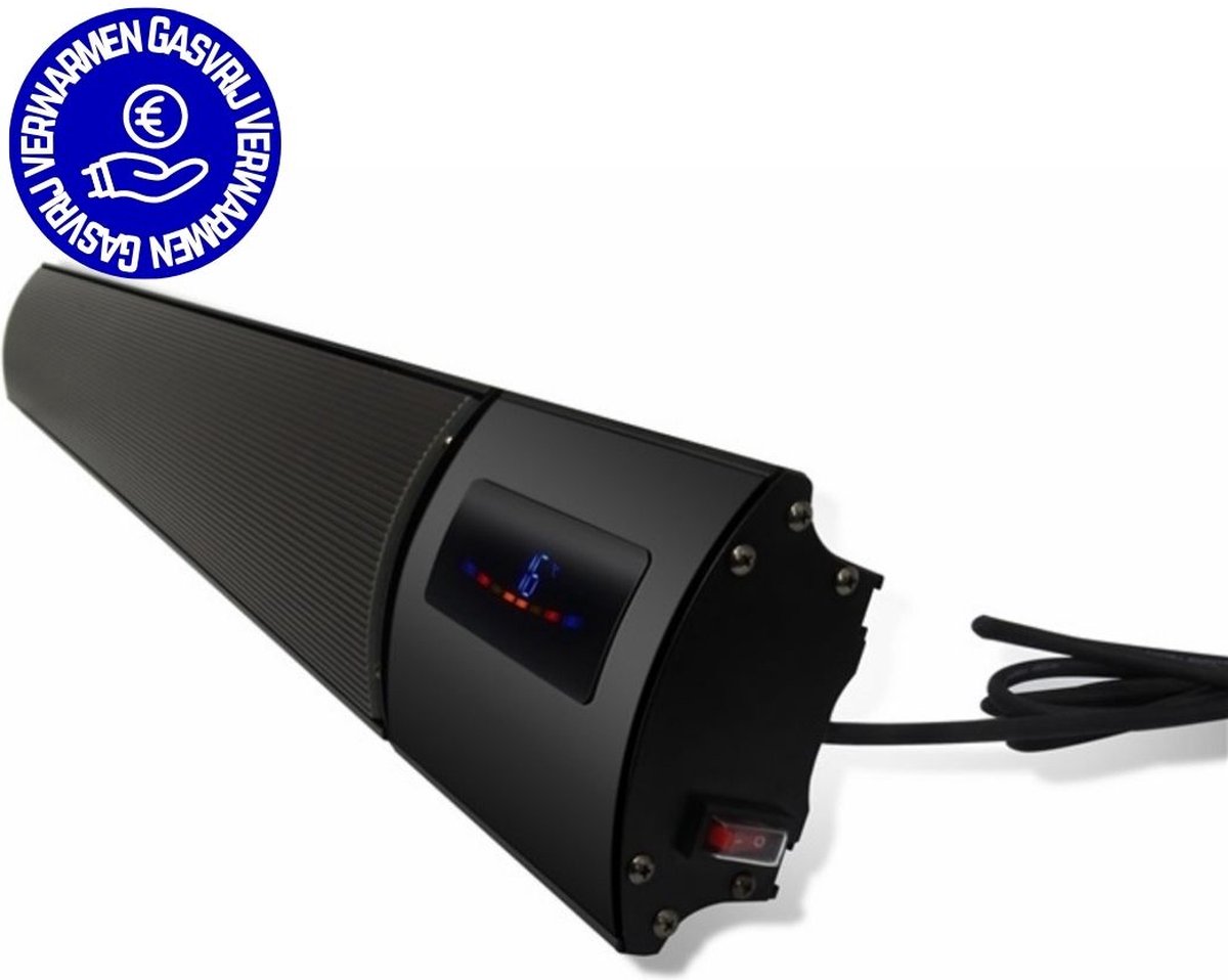 VH Smart HeatBar - 1200 Watt infrarood verwarming - met Wifi & App - Elektrische terrasverwarmer - Terrasheater zonder zichtbaar licht - Binnen en buiten geschikt - hoge temperatuur straler – foto 6